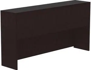 Lorell 18214 Essentials Espresso Laminate 4-Door Hutch