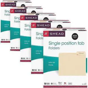 Smead 10333CT FOLDER, FILE, LTR, 1/3 RT, MLA