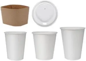 Genuine Joe 19047CT Polyurethane-lined Disposable Hot Cups - 12.00 oz - 1000/Carton