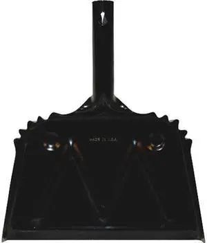 Genuine Joe 58143CT Heavy-duty Metal Dustpan - 12" Wide