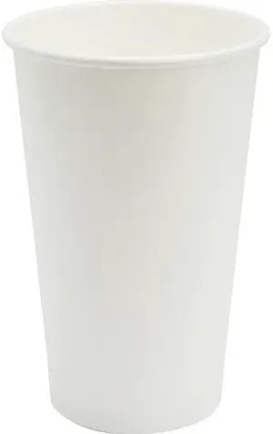 Genuine Joe 19050CT Disposable Hot Cup, 1000 / Carton, White