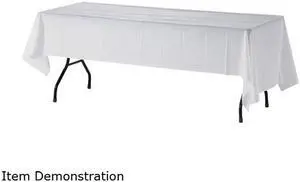 Genuine Joe 10328CT Plastic Rectangular Table Covers