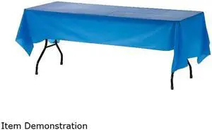 Genuine Joe 10325CT Plastic Rectangular Table Covers