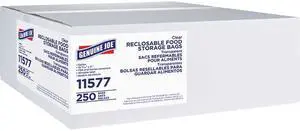 Genuine Joe 11577CT Food Storage Bags, 1 gal - 1.75 mil (44 Micron) Thickness - Clear - 2000/Carton - Food, Beef, Vegetables, Seafood, Poultry