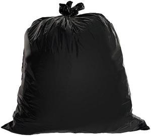 Genuine Joe 01535PL Heavy-Duty Trash Can Liners, Low Density, 39" x 56", 60 gal, 1.5 mil, Black, 4800/Pallet