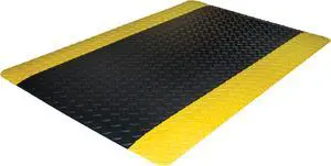 Genuine Joe 70365 Safe Step Anti-Fatigue Floor Mats - Warehouse, Factory - 12 ft Length x 36" Width x 0.55" Thickness
