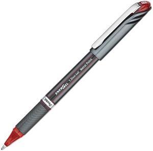 Pentel BL30B EnerGel NV Liquid Roller Ball Stick Gel Pen, Red Ink, Bold