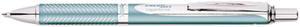 Pentel BL407LSA EnerGel Alloy RT Retractable Liquid Gel Pen, .7mm, Aquamarine Barrel, Black Ink