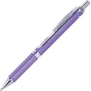 Pentel BL407VA EnerGel Alloy Retractable Gel Pen - 0.7mm Pen Point Size - Refillable - Violet Metal Barrel - 1 Each