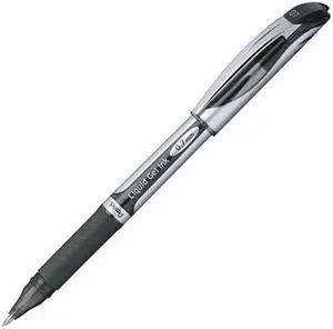 Pentel BL57A EnerGel Gel Ink Pen, Medium Point, Metal Tip, Black Ink