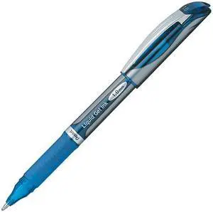 Pentel BL60C EnerGel Liquid Gel Roller Ball Pen, Blue Ink, Bold, 1.0 mm