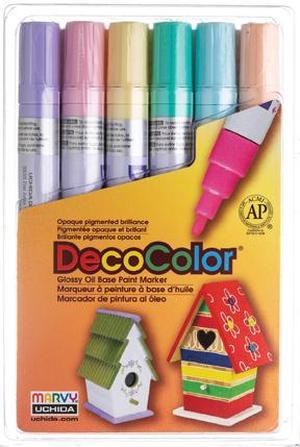 Uchida 3006B Marvy DecoColor Glossy Oil Base Paint Markers