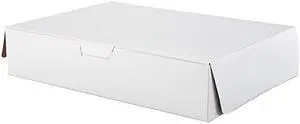 SCT SCH 1029 Tuck-Top Bakery Boxes, 19w x 14d x 4h, White
