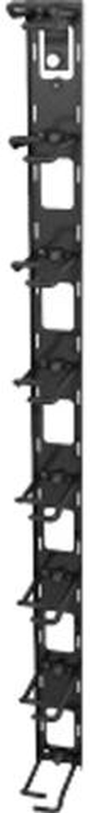 Vertiv Vertical Cable Wire Organizer with 8 Cable Rings - 0U| 2 pcs.| Easy Installation on the Vertiv VR Rack (VRA1021)