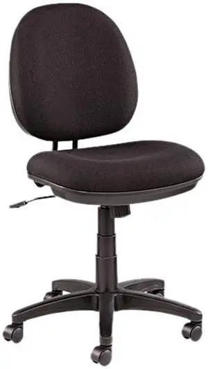 Alera Interval Swivel IN4811 (ALEIN4811) Tilt Task Chair, 100% Acrylic with Tone-On-Tone Pattern, Black