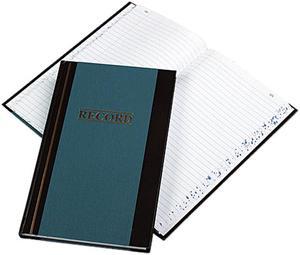 Wilson Jones S300-3R Account Book, Blue Hardcover, 300 Pages, 11 3/4 x 7 1/4