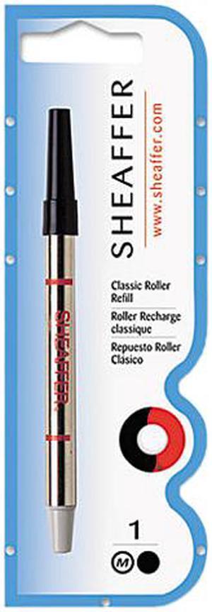 Sheaffer 97335 Classic Roller Ball Refills, Black, Medium Point