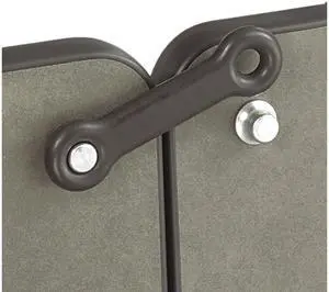 Safco 2060BL Ganging Connector Set, 1 lb., Black