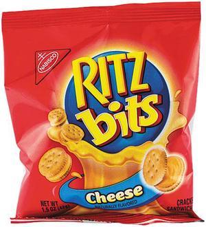 Nabisco 06834 Ritz Bits, Cheese, 1 1/2 oz Packs, 60 Packs/Carton
