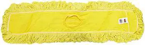 Rubbermaid Commercial J15500YEL Trapper Commercial Dust Mop, Looped-end Launderable, 5" x 36", Yellow Rubbermaid Commercial J15500YEL Trapper Commercial Dust Mop, Looped-end Launderable, 5" x 36", Yellow