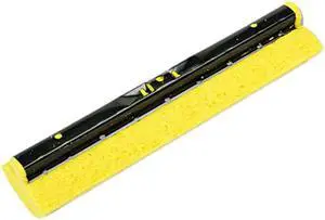 Rubbermaid Commercial 6436YEL Mop Head Refill for Steel Roller, Sponge, 12" Wide, Yellow