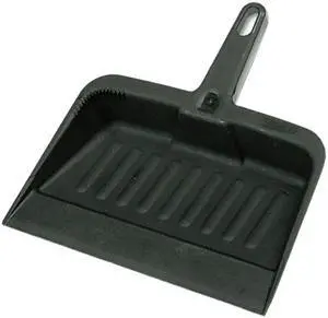 Rubbermaid Commercial 2005CHA Heavy-Duty Dustpan, 8-1/4 Wide, Polypropylene, Charcoal