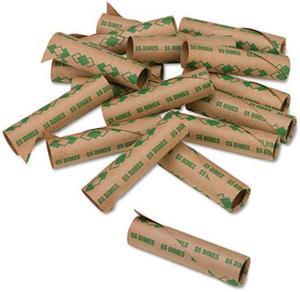 PM Company 65071 Preformed Tubular Coin Wrappers, Dimes, $5, 1000 Wrappers/Carton