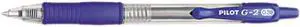 Pilot 31278 G2 Roller Ball Retractable Gel Pen, Blue Ink, Ultra Fine