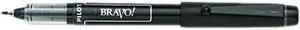 Pilot 11034 Bravo! Porous Point Stick Water-Based Pen, Black Ink, Bold, 1Each