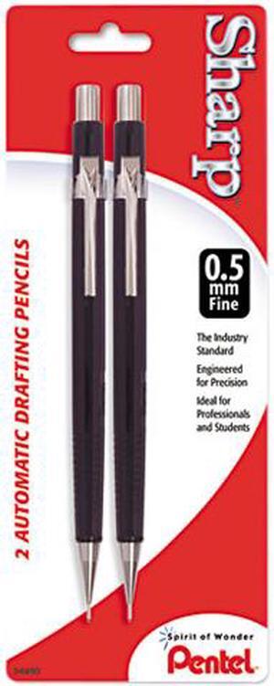 Pentel P205BP2-K6 Sharp Automatic Pencil, 0.50 mm, 2/Pack