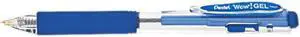 Pentel K437C WOW! Retractable Gel Pen, Blue Ink, Medium, Dozen