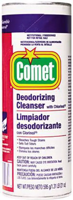 Procter & Gamble 32987EA Comet Cleanser w/Chlorinol, Powder, 21 oz. Canister