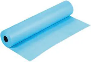 Pacon 63150 Rainbow Duo-Finish Colored Kraft Paper, 35 lbs., 36" x 1000 ft, Sky Blue