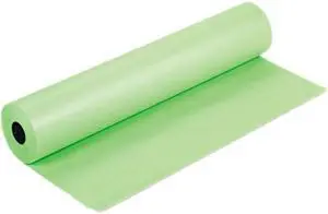 Pacon 63120 Rainbow Duo-Finish Colored Kraft Paper, 35 lbs., 36" x 1000 ft, Lite Green