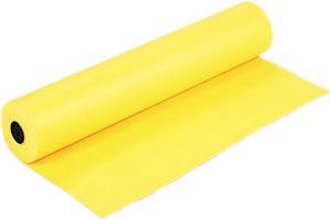 Pacon 63080 Rainbow Duo-Finish Colored Kraft Paper, 35 lbs., 36" x 1000 ft, Canary Yellow