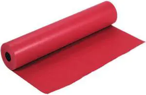 Pacon 63030 Rainbow Duo-Finish Colored Kraft Paper, 35 lbs., 36" x 1000 ft, Scarlet