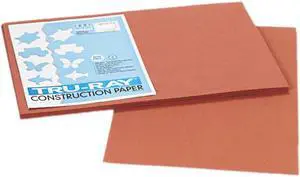 Pacon 103057 Tru-Ray Construction Paper, 76 lbs., 12 x 18, Warm Brown, 50 Sheets/Pack