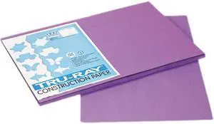 Pacon 103041 Tru-Ray Construction Paper, 76 lbs., 12 x 18, Violet, 50 Sheets/Pack