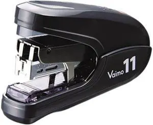 Max HD-11FLKBK Flat Clinch Light Effort Stapler, 35 Sheet Capacity, Black