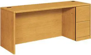 HON 10707RCC 10700 Series Right Pedestal Credenza, 72w x 24d x 29-1/2h, Harvest