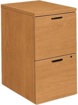 HON 105104CC 10500 Series File/File Mobile Pedestal, 15-3/4w x 22-3/4d x 28h, Harvest
