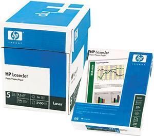 Hewlett-Packard 11530-0 LaserJet Paper, Ultra White, 97 Bright, 24lb, Letter, 2500 Sheets/Carton