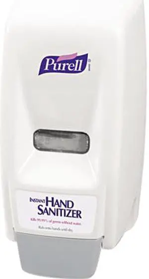 PURELL 9621-12 Bag-In-Box Hand Sanitizer Dispenser, 800ml, 5-5/8w x 5-1/8d x 11h, WE