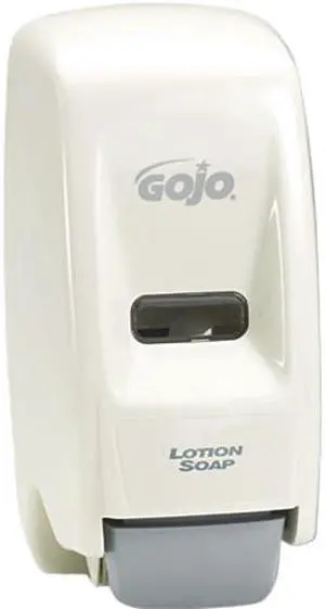 GOJO 9034-12 Bag-In-Box Liquid Soap Dispenser, 800ml, 5-3/4w x 5-1/2d x 11-1/8h, White
