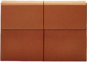 Globe-Weis B1060E Expanding Wallet, 3 1/2 Inch Expansion, 12 x 18, Brown