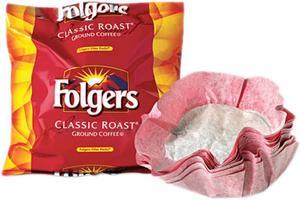 Folgers 06239 Coffee Filter Packs, Classic Roast, .9 oz, 40/Carton