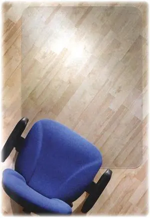 Floortex Cleartex 128919ER Ultimat Hard Floor Rectangular Chairmat, 47" W x 35" L - Clear