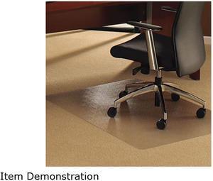 Floortex 1115227ER Ultimat Chair Mat for Plush Pile Carpets, 48 x 60, Clear