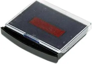 COSCO 061961 Replacement Ink Pad for 2000 PLUS Two-Color Word Daters, Blue/Red