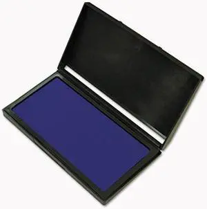 COSCO 030258 Microgel Stamp Pad for 2000 PLUS, 3 1/8 x 6 1/6, Blue